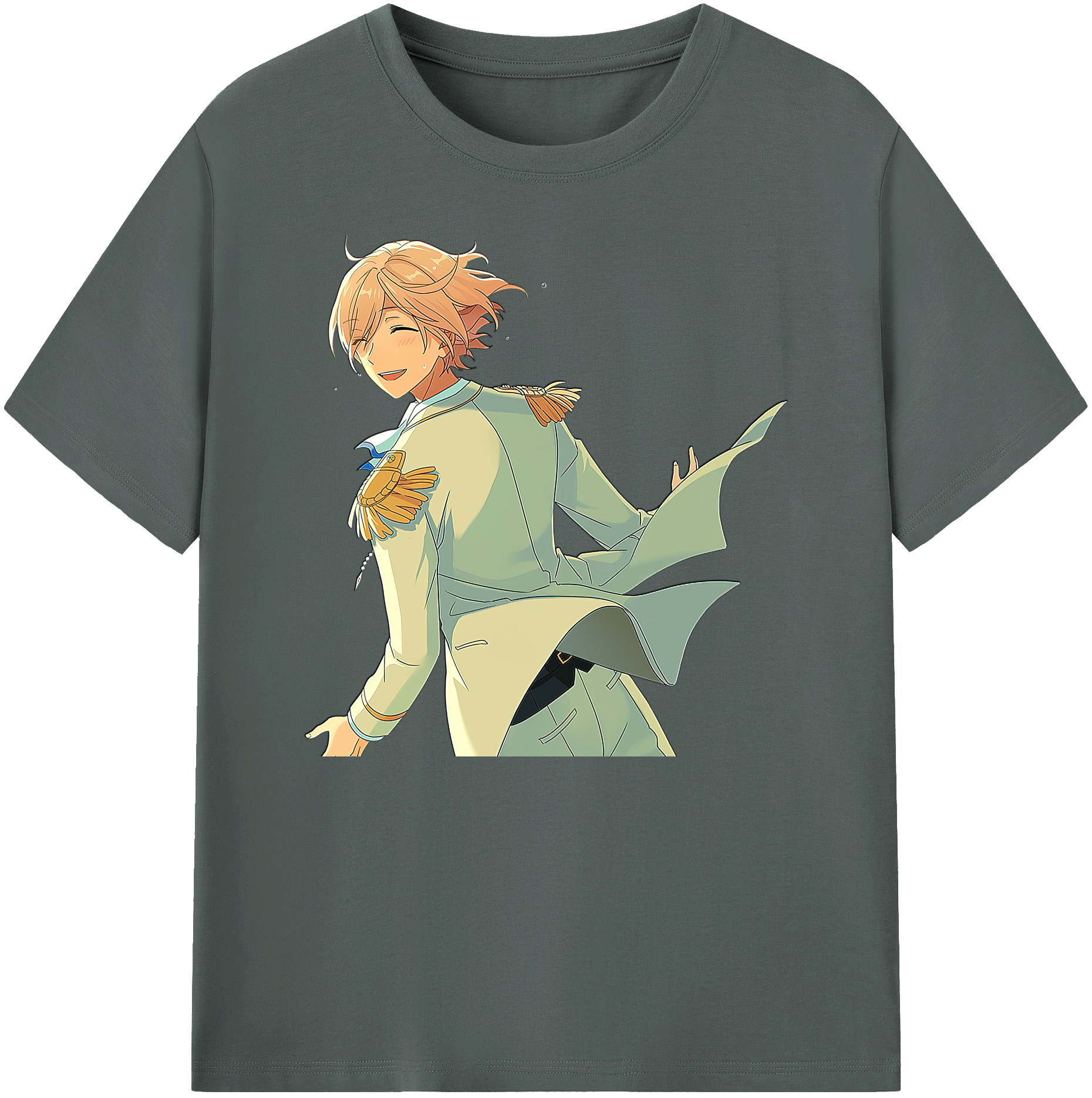 （画像用） あんさんぶるスターズ! Ensemble Stars 綿100％ メンズ半袖Tシャツ｜肌触りやわらか＆通気性
